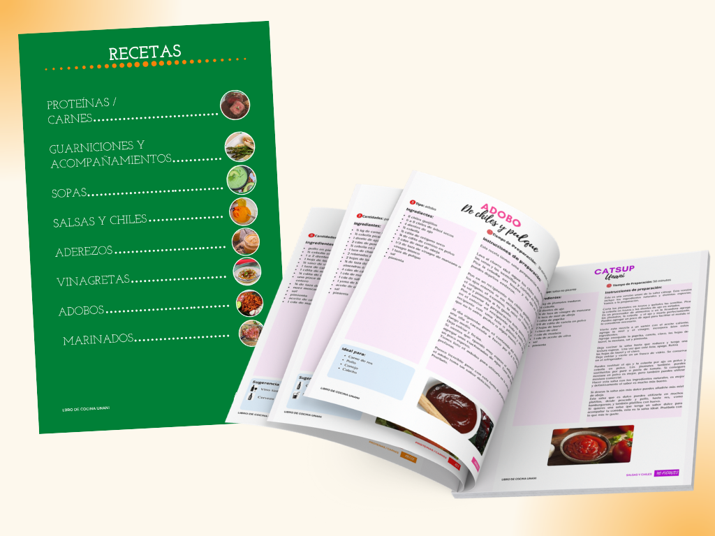 Vista interior Libro de Cocina Unani Vista interior Libro de Cocina Unani
